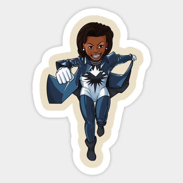 Michelle Rambeau Sticker by BlackGirlNerds